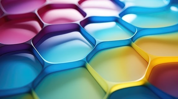 Color Materials Honeycomb